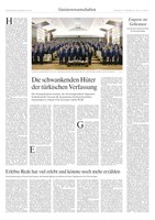 Beitrag in der F.A.Z. von Gertrude Lübbe-Wolff zum Buch "The Constitutional Court of Turkey"