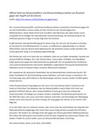 Solidarität mit der Ukraine und russischen Protestierenden