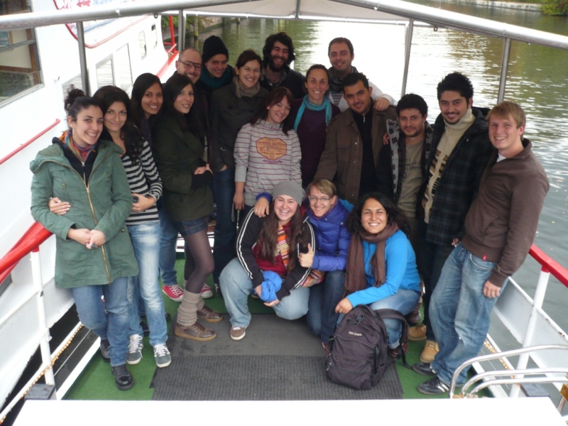 final group photograph, boat trip, 02.10.2009